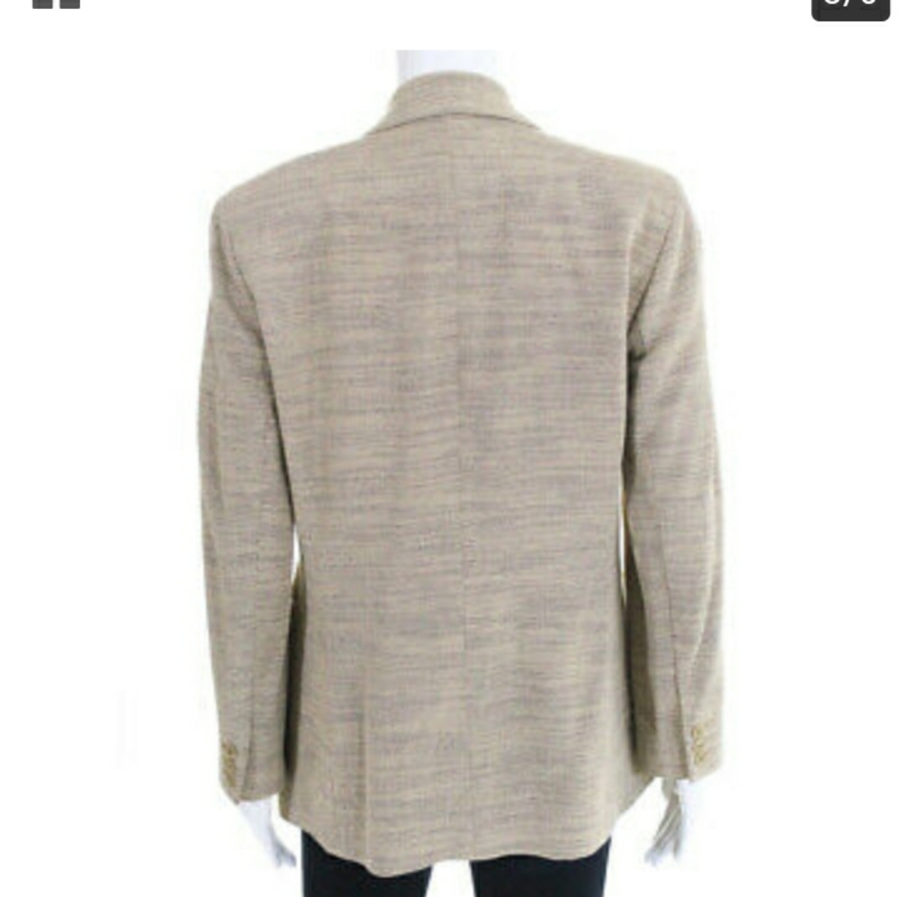 Emanuel Emanuel Ungaro Beige Single Button Blazer… - image 3